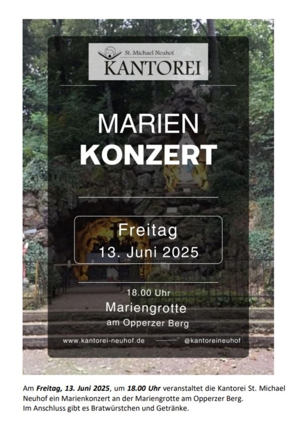 Marienkonzert 13.06.